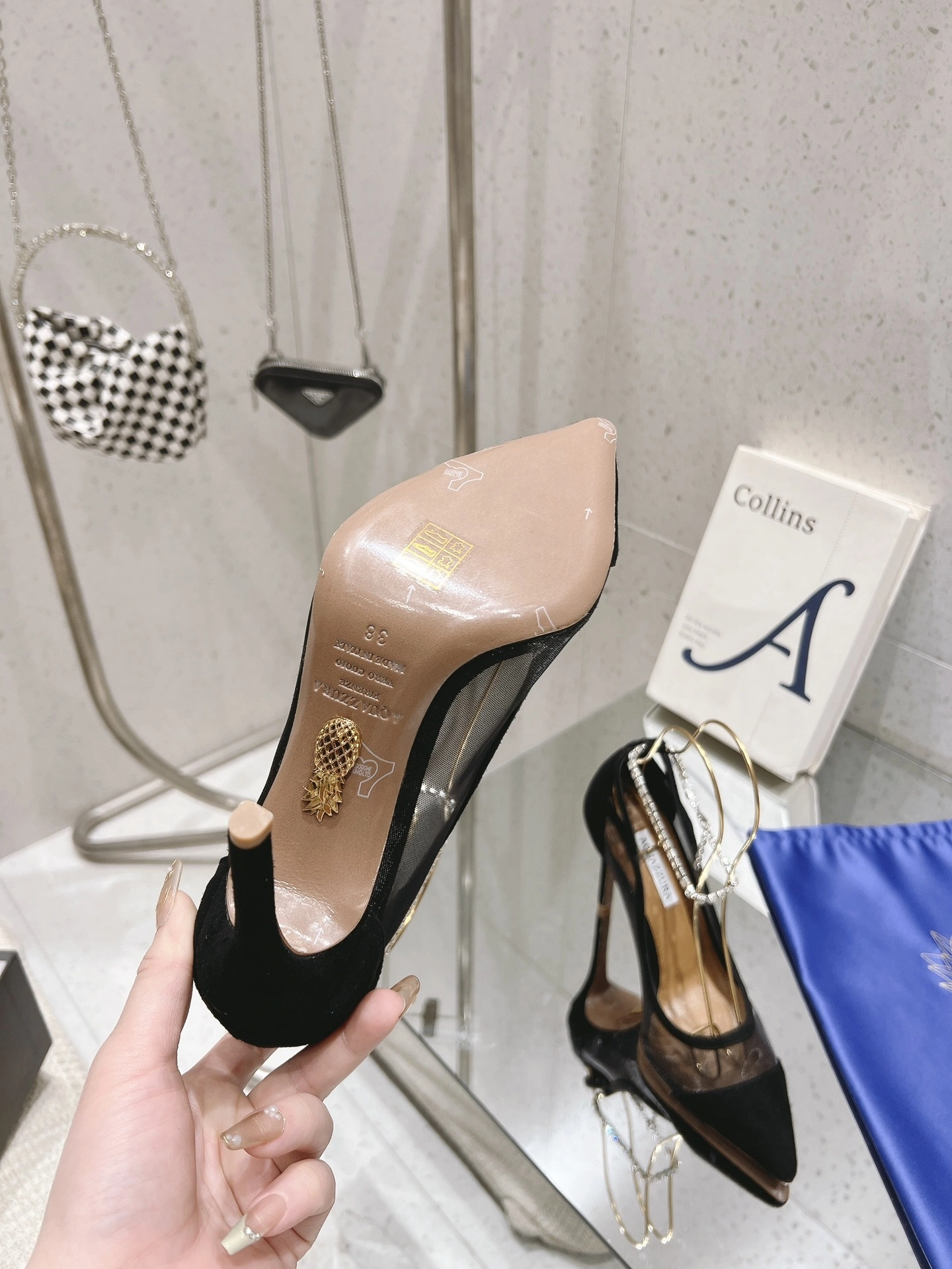 COCO-- SCTHIGP0-SFE-000 Heel height：10.5CM sheepskin item:D-X158D1036